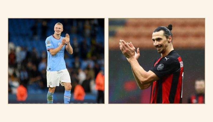 Thần tượng của Erling là Zlatan