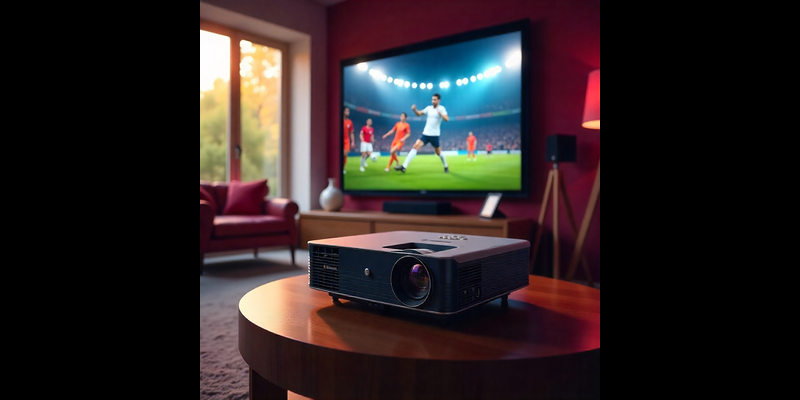 máy chiếu xem bóng đá